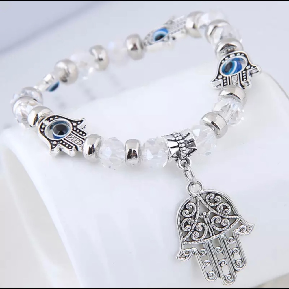 Hamsa Iridescent Bracelet